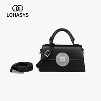 lohasys high quality shoulder bag womens diagonal cross bag brand design metal decoration portable fashion bag 3361