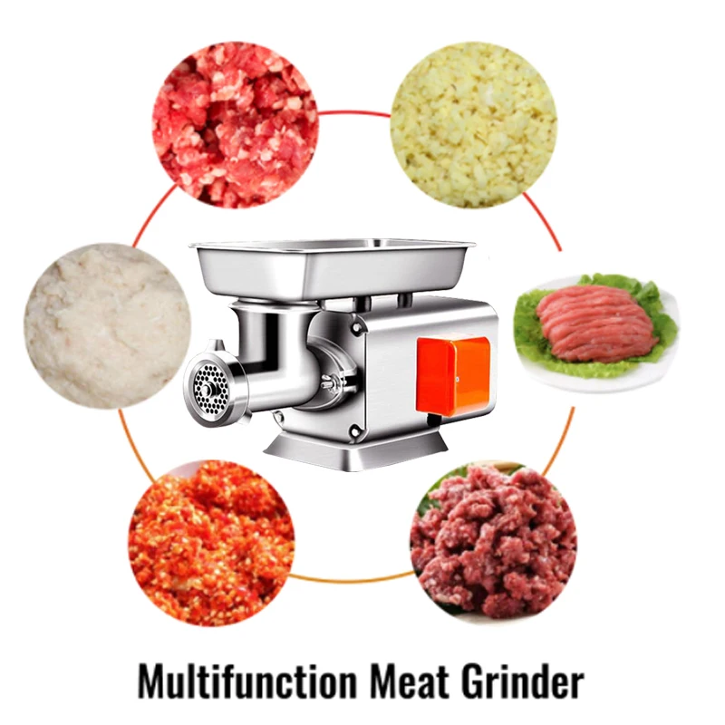 

1100W Electric Meat Grinders Stainless Steel Heavy Duty Mincer ​Sausage Stuffer Food Processor Home Appliances Chopper