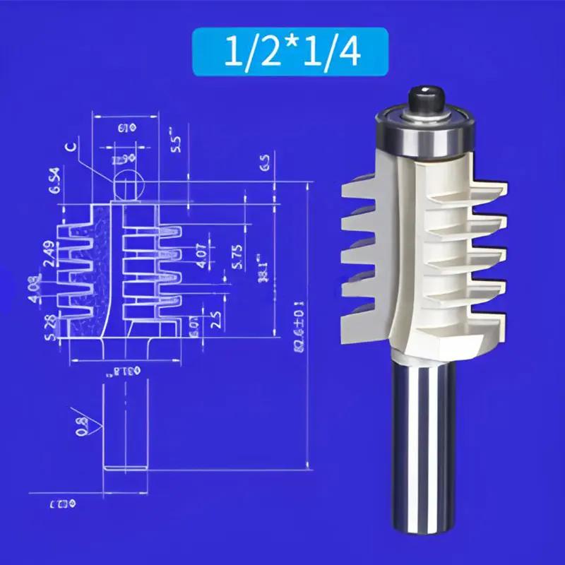 

HUHAO 12,7 мм рельс с хвостовиком, реверсивный палец, клей, фреза, конус, шип, резак для работы по дереву, деревообрабатывающие инструменты, фреза по дереву