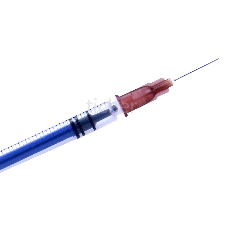 Disposable Plastic Industry Syringe 1ml With Needles 1cc Sterile Injector 50pcs Wholesale Price 10% off over 10 packs |