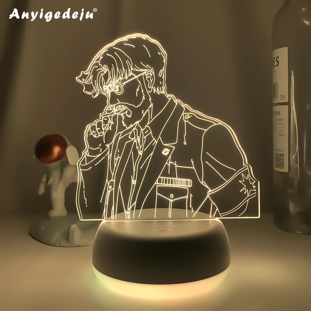 

3d Lamp Anime Attack on Titan Zeke Yeager for Room Decor Light Battery Powered Kids Birthday Gift Manga AOT Led Light Bedside