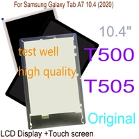 10 4 original lcd for samsung galaxy tab a7 10 4 2020 sm t500 t505 t500 lcd display touch screen digitizer assembly replace