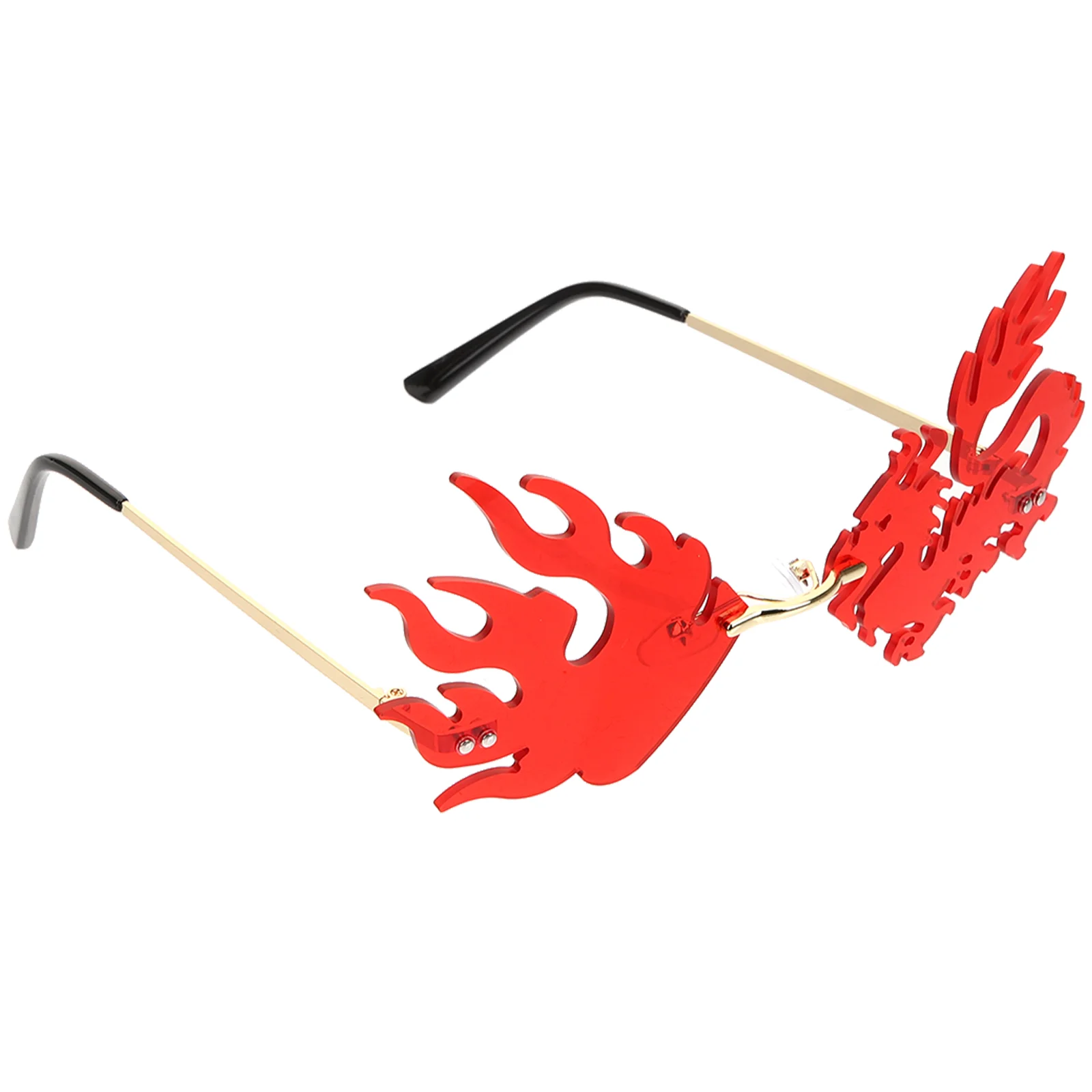 

Prom Sunglasses Trendy Sunglasses Rimless Sunglasses European American Phoenix Glasses Metal Fun Sunglasses Funny Glasses Miss