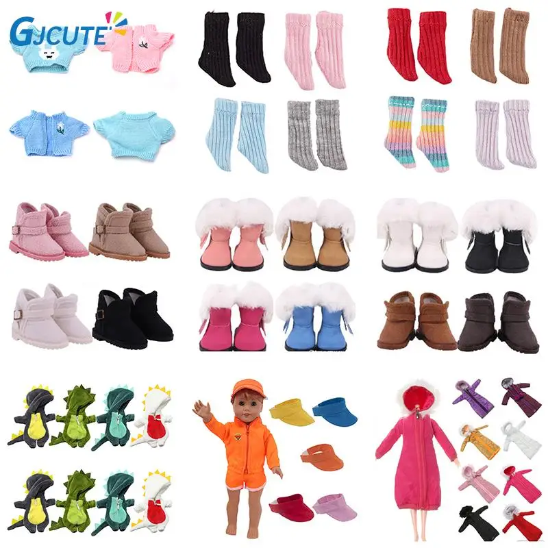 

Универсальные аксессуары для кукольной одежды, зимняя обувь для куклы, носки, свитер, шапка, 35 стилей на выбор, игрушки для куклы, подарок