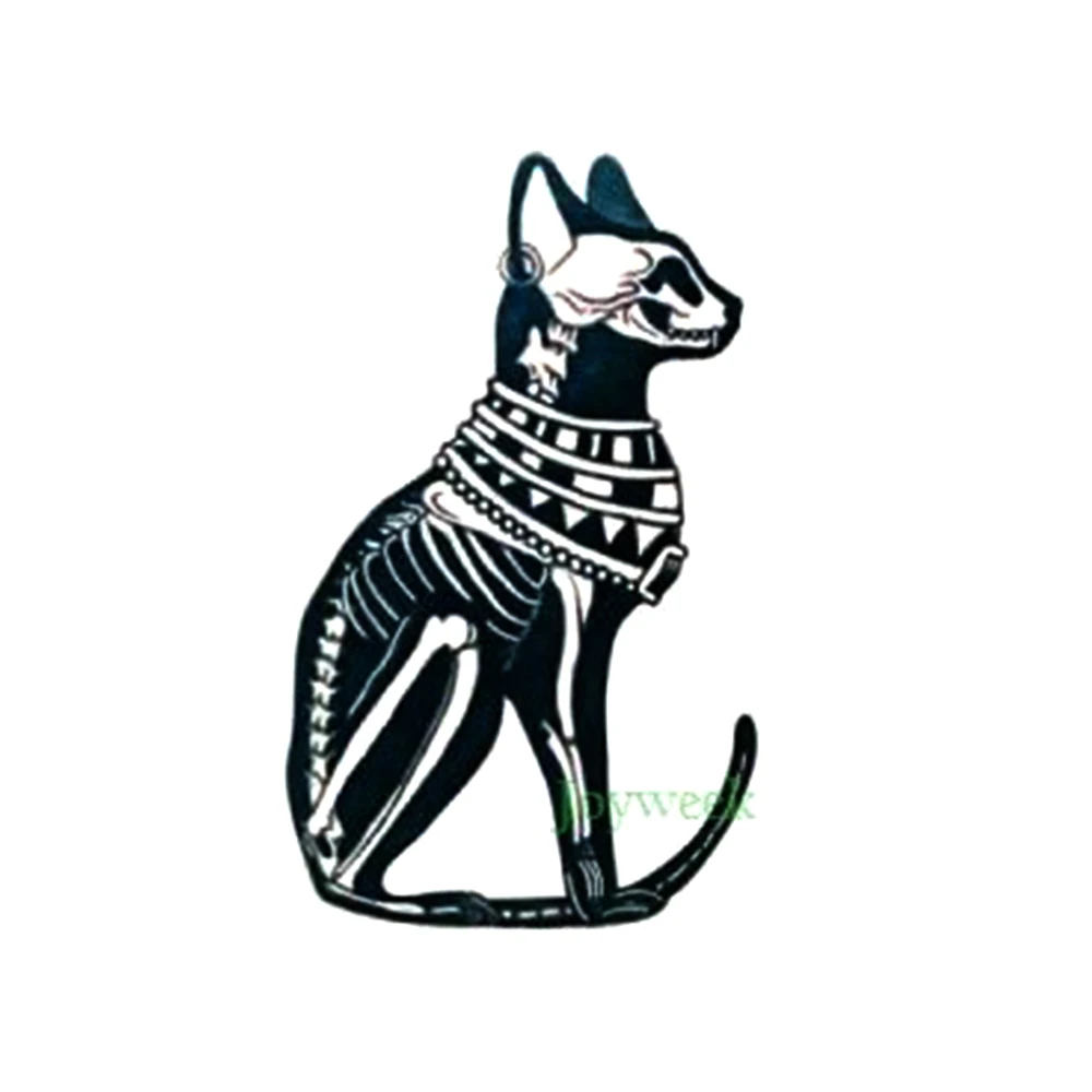 

Waterproof Temporary Tattoo sticker Ancient Egypt Bast Bastet cat totem tatto stickers flash tatoo fake tattoos for men women