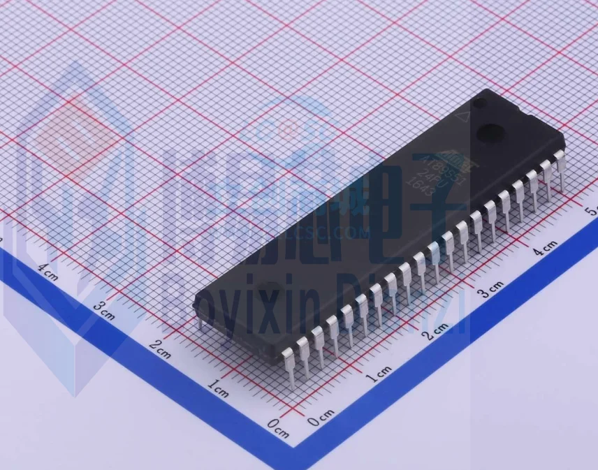 

1PCS/LOTE Original authentic straight plug AT89S51-24PU 8-bit flash memory microcontroller ic chip DIP-40