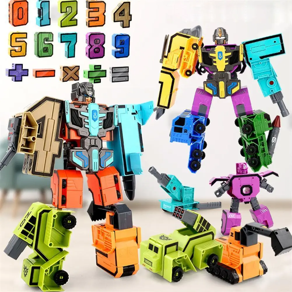 

Figure Blocks Assembling Action Figure Transformation Number Deformation Figure Assembling Robot Toy For Children Z1o7