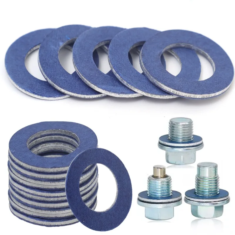 

Car Engine Thread Oil Drain Sump Plug Gaskets Washer 12mm Hole Nut Seal Ring for Toyota Lexus Oil Drain Bolt OE# 90430-12031