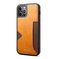 shock proof card pocket wallet case for iphone 13 pro high quality leather comfortable phone bag back covers for 12 pro 11 mini
