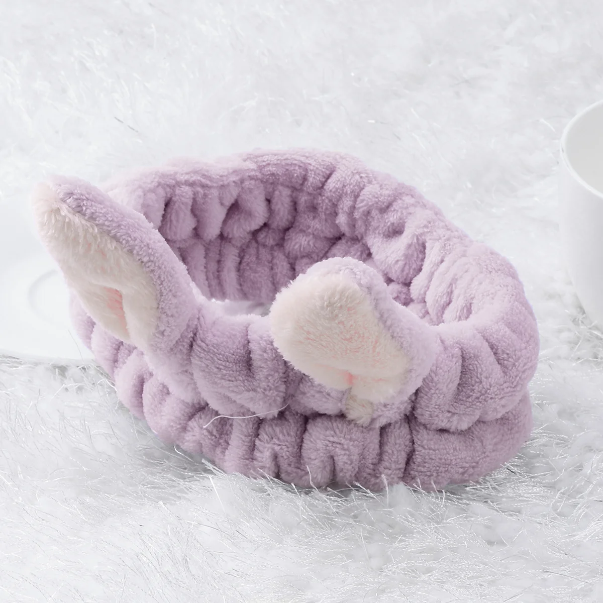 

Headband Spa Headbands Bunny Makeup Rabbit Facial Ears Ear Face Hairband Hair Shower Washing Women Wash Wrap Head Elastic Bands