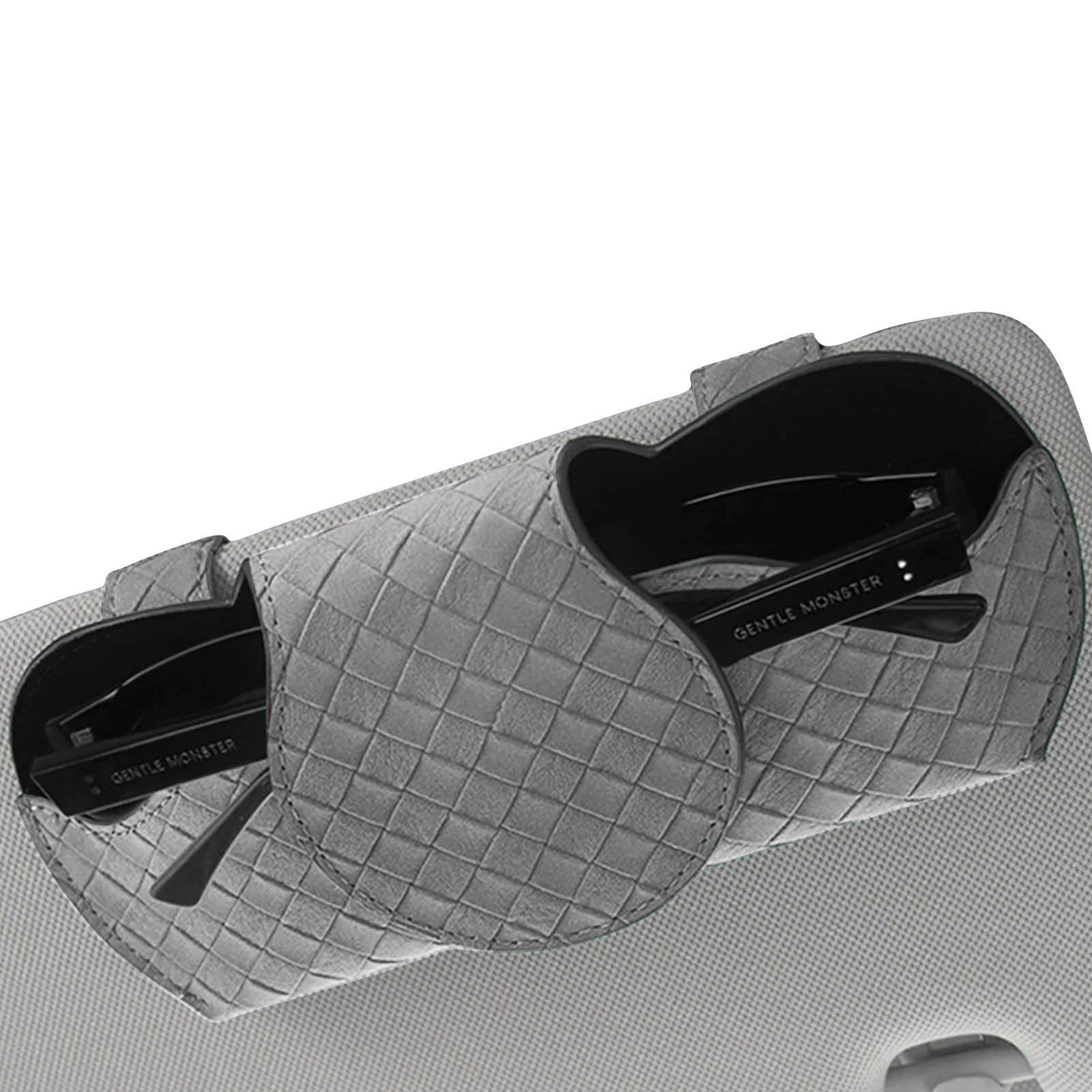 

Leather Sun Glasses Clip Universal Car Interior Card Ticket Fastener Portable Sunglasses Holder Clips Auto Accessories