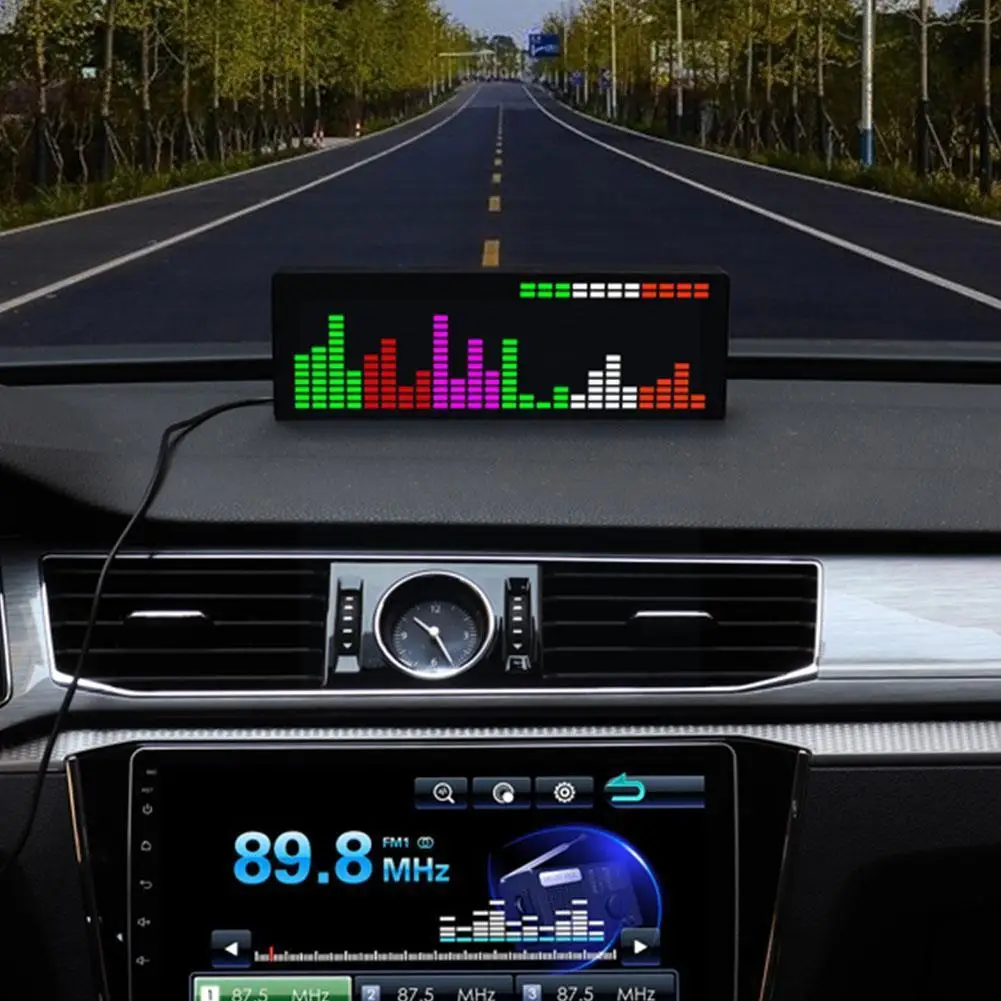 

RGB-управление звуком при прослушивании музыки, умное управление от приложения, пикап, Ритмическая атмосфера, дисплей спектра для автомобиля, дома, рабочего стола Dec T9L5