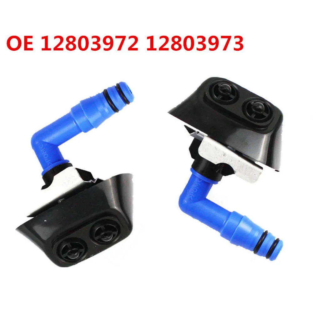 

Left + Right Headlight Washer Jet Nozzle For Saab 9-3 2004-12 12803972 12803973 Car Accessories High Weight Water Nozzles