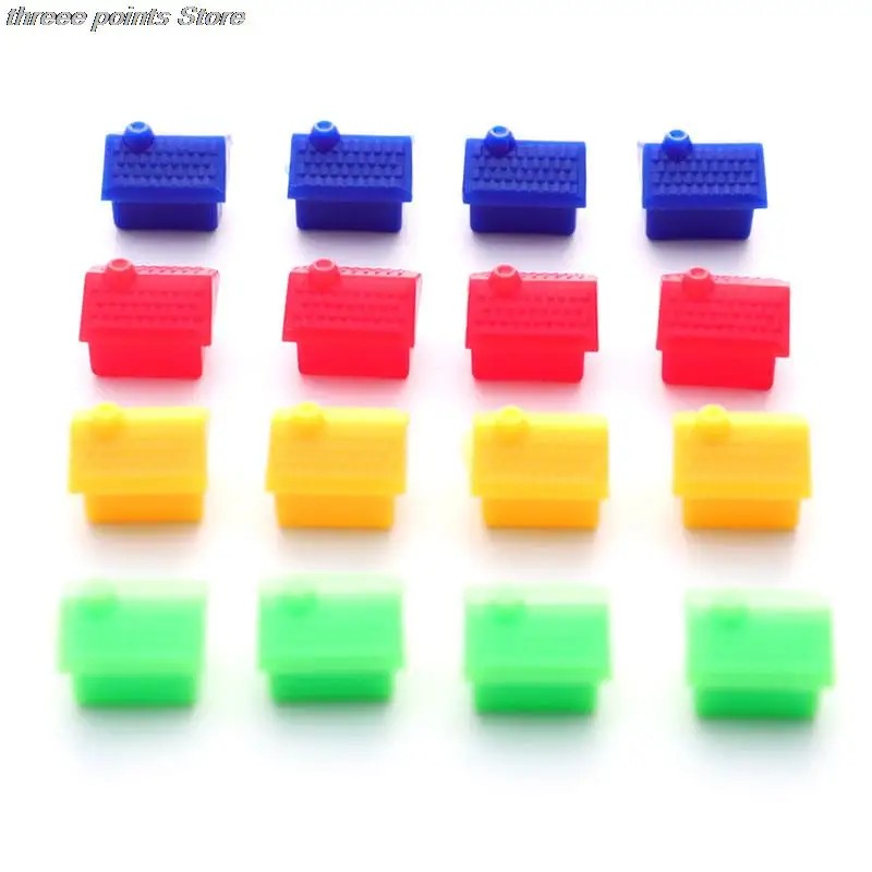 

New 44 PCS Chess House Little House Monopoly Accessories Early Education Adult Children Board Game Booster Packs Game