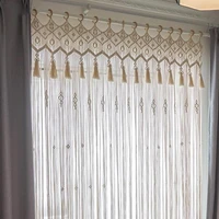 macrame curtain bohemian handmade bohemian wedding backdrop cotton rope photo backdrop macrame wall hanging tapestry