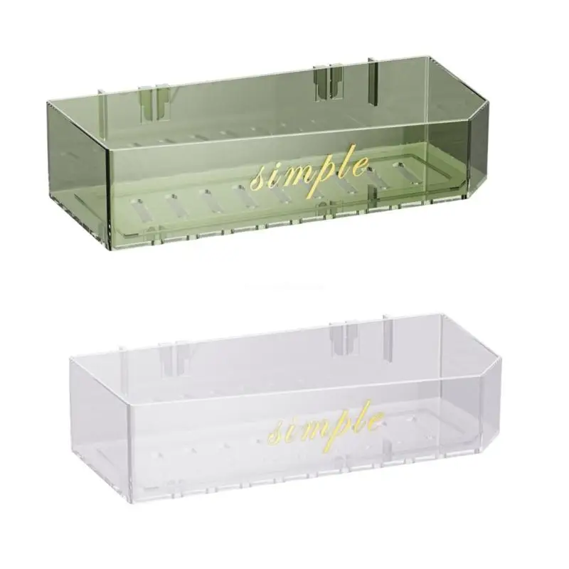 

Wall Mounted Bathroom Storage Shelf Household Organization Holder for School Office Kitchen Seasoning Shelf Dropship