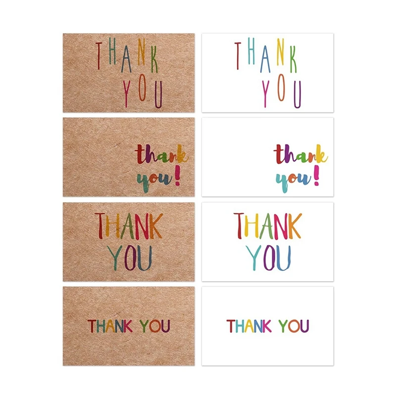 

240 Pcs Exquisite Thank You Cards,For Kids Notes,Birthday,Baby Shower ,Small Business Appreciation Card Gift Cards