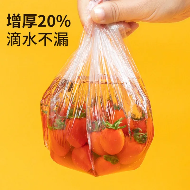 

Tear Free Color Plastic Wrap Food Grade Pe Film Fresh-keeping Bag Bowl Cover Disposable Bolsas Envasado Al Vacio Plastic Bag