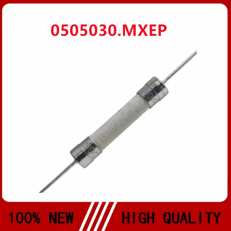 Фото 0505030.MXEP 30A 500V 6*32MM Новый быстродействующий керамический предохранитель с выводами для подключения провода №1