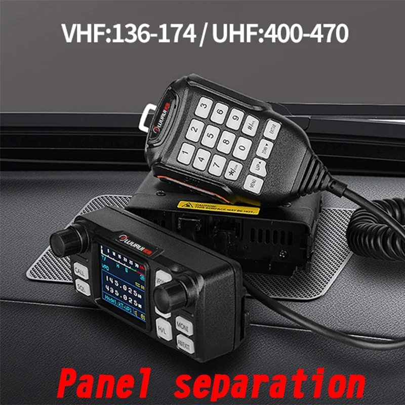 25W mini radio stations Mobile vehicle car radios UV walkie talkie ham radio device Amateur 100km accessories cb vhf fm portable