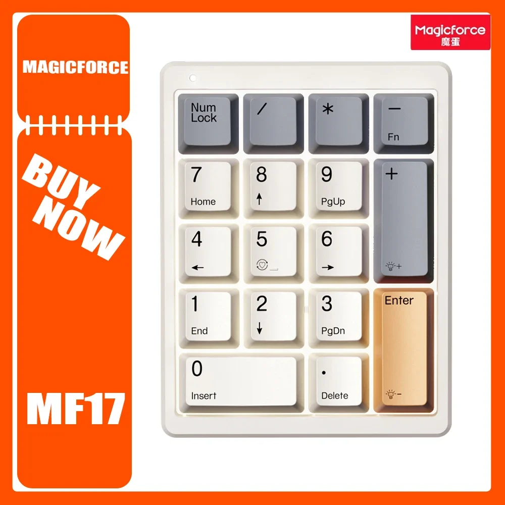 Magicforce Mf17 мини-клавиатура 17-клавишная RGB-подсветка проводная механическая