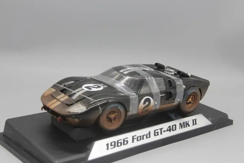 

Shelby 1:18 Fo ~ rd GT40 Mk II 1966 Le Man ACME #2 Muddy Edition гоночная модель автомобиля