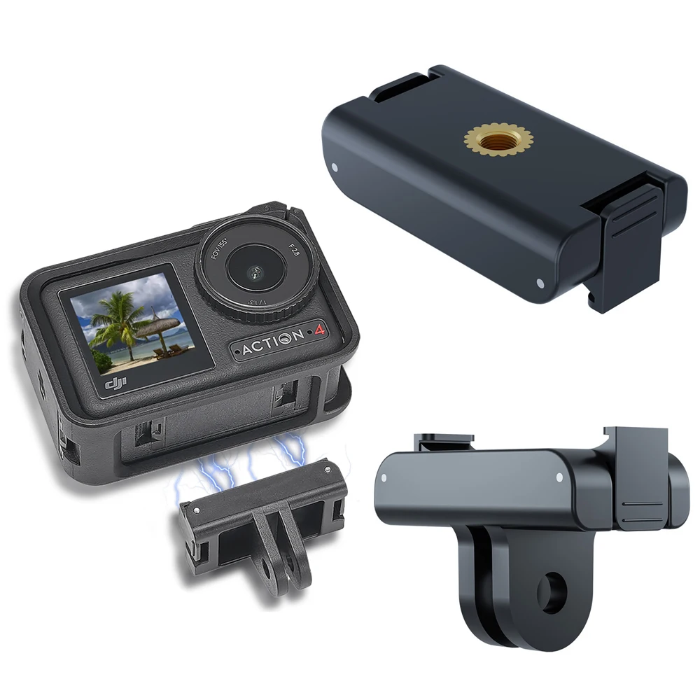 Аксессуары для DJI Osmo Action 5 Pro магнитное основание Крепление 1/4 переходник