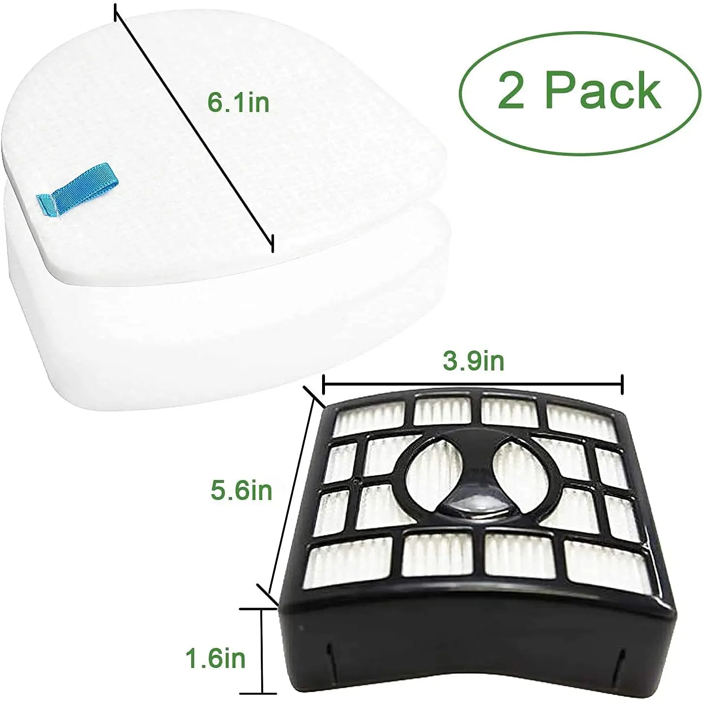 Комплект запасных фильтров для Shark Navigator Zero-M Lift-Away Speed вертикальный вакуумный UV650