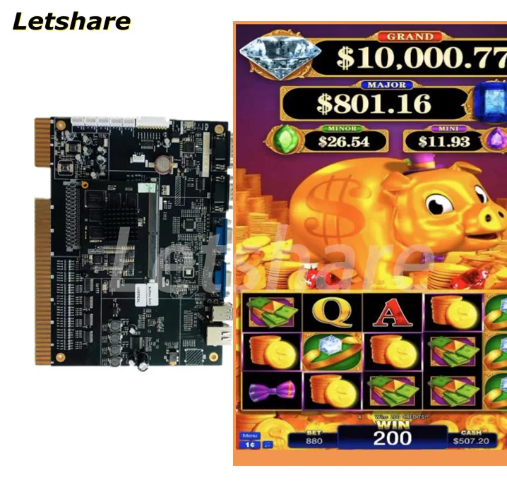 

Rakin Bacon Newest High Bonus Multi Slot Game Board Machine