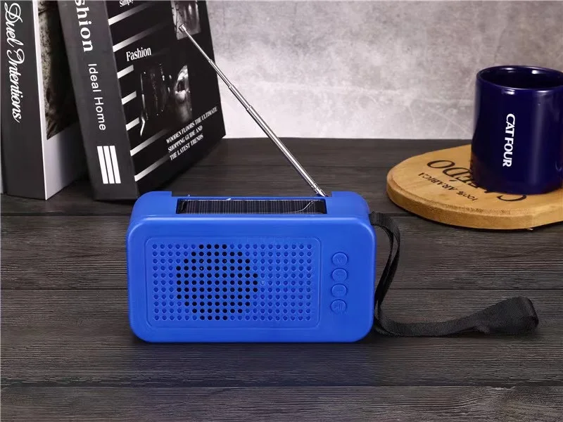 Новейшая акция Портативная колонка на солнечной энергии 5 Вт уличное