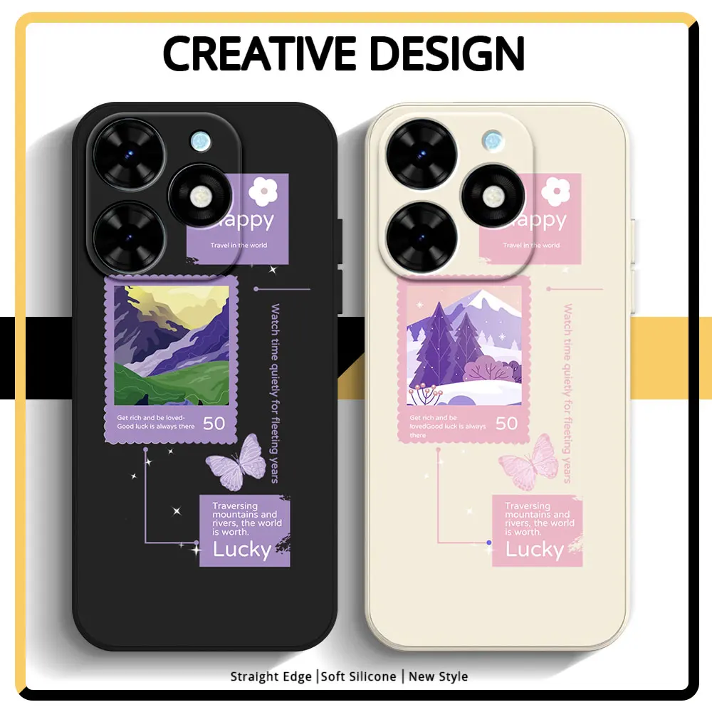 Чехол для телефона Infinix Smart 8 7 Note 30 4G 5G Hot 40i 30i 11S NFC Hot30 Play Мягкая силиконовая