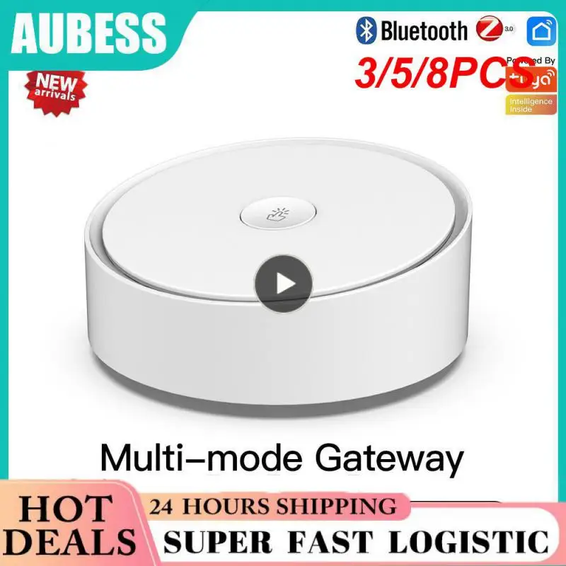 

3/5/8PCS App Remote Control Multi-mode Gateway Smart Home Bring Sound And Light Alarm Vioce Control