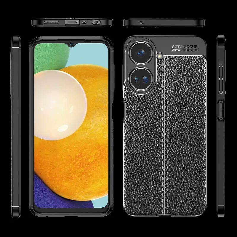 For Realme 10 4G Case for Realme 10 4G cover Luxury Leather Soft Silicone Shockproof TPU Bumper Cover For Realme 10 4G