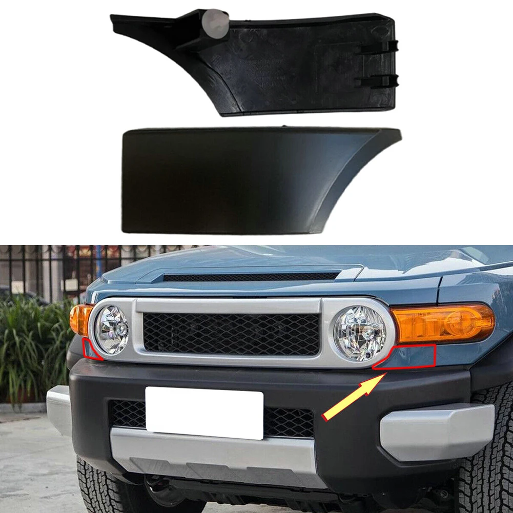 Grille Headlight Lower Filler Trims For Toyota Fj Cruiser 07 -14 Headlight Lower Trim Cover Cap