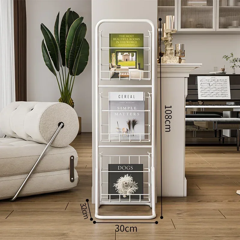 

Железный стеллаж для журналов