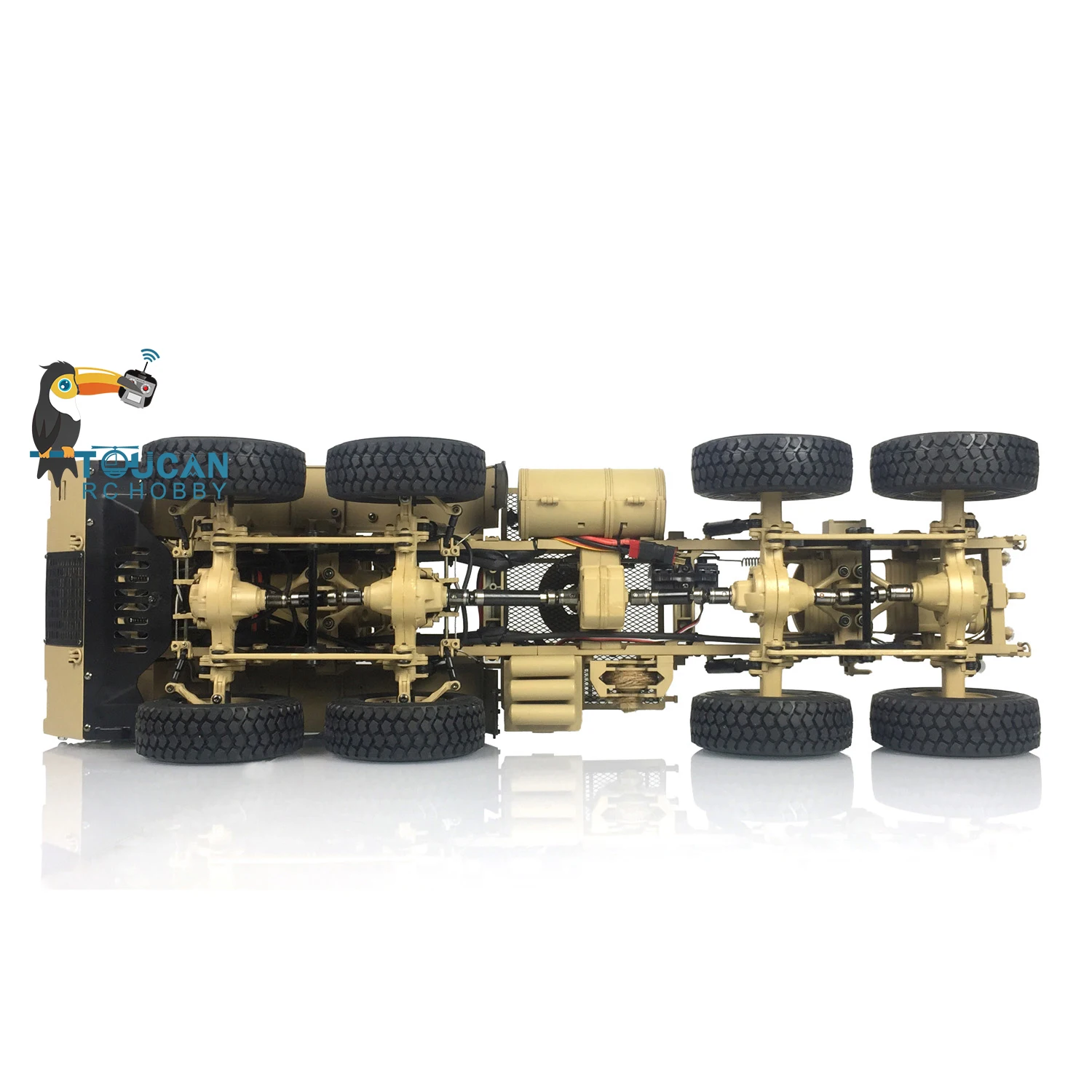 1/12 8x8 HG-P802 RC военный грузовик США 4-осе Металлическое шасси с дистанционным