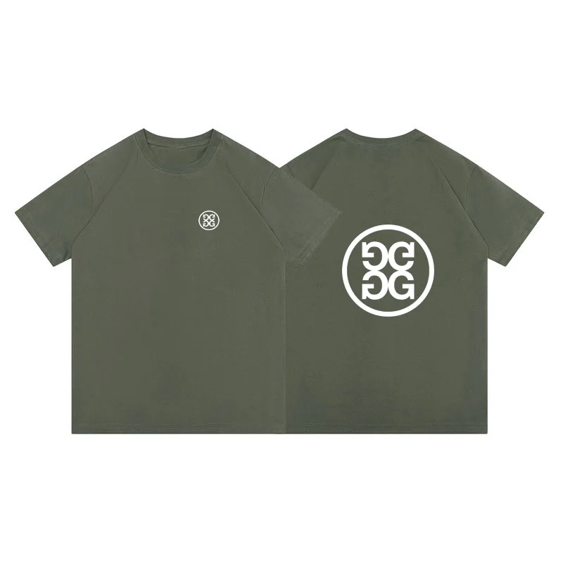 G4 Golf T-Shirt for Men Women 2023 Summer Cotton Golf Top Malbon Golf Bucket Hat Short Sleeve Fashion Couple Loose Golf Clothing