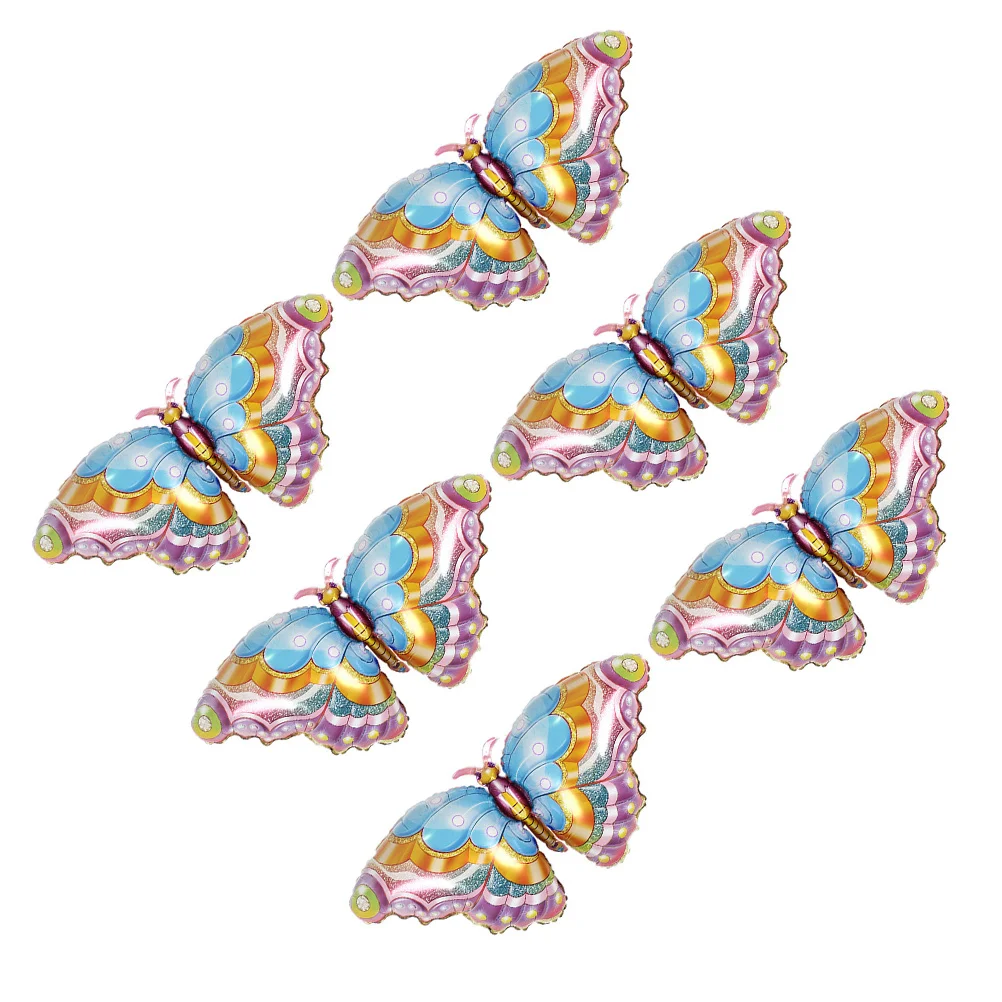

6 Pcs Aluminum Foil Balloons Party Balloons Photo Props Balloons Ornaments