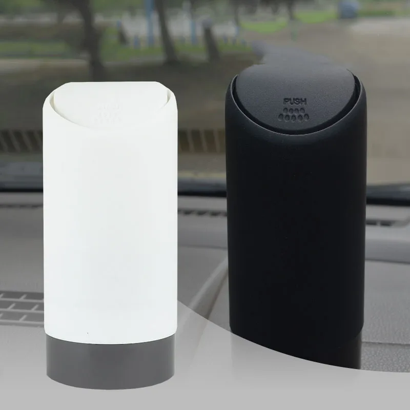 

Multifunctional Accessory Car Trash Can PortableTrash Bin Washable Waterproof Durable Portable Small Silicone Car Can with Lid