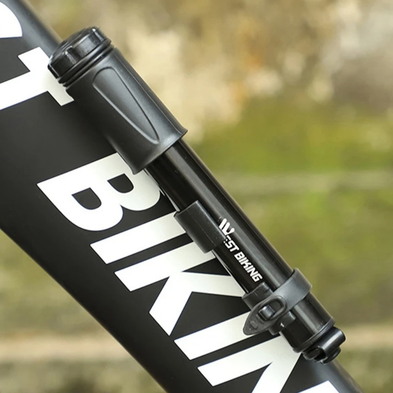 Портативный велосипедный насос для шин высокого давления из алюминиевого сплава