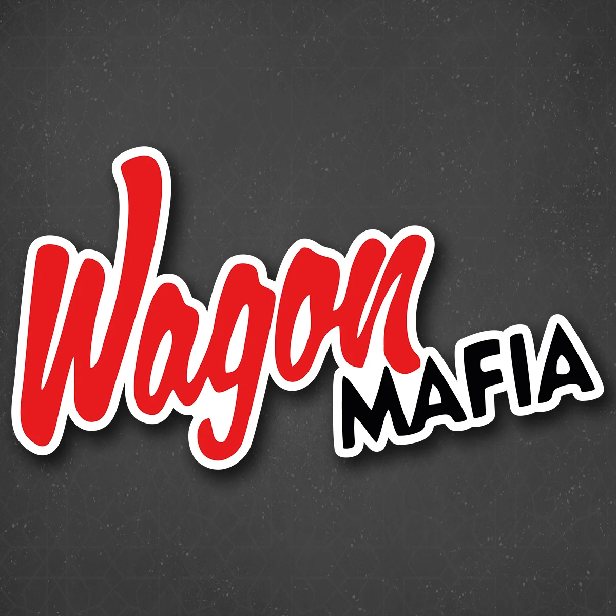 Стикер на авто "Вагон Мафия № 2-вагон 2" 24х13 см наклейки на автомобили мотоциклы юмор аксессуары машины.