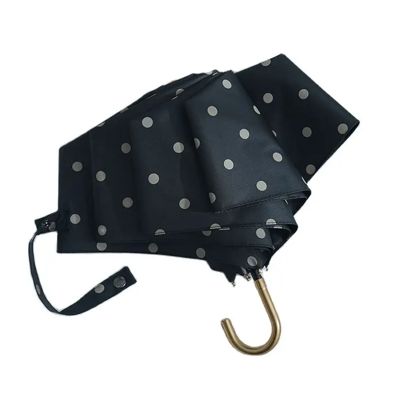 

Маленький складной зонт для женщин, складной мини-зонт с крючком, защита от солнца, дождя, Lluvia y Sol