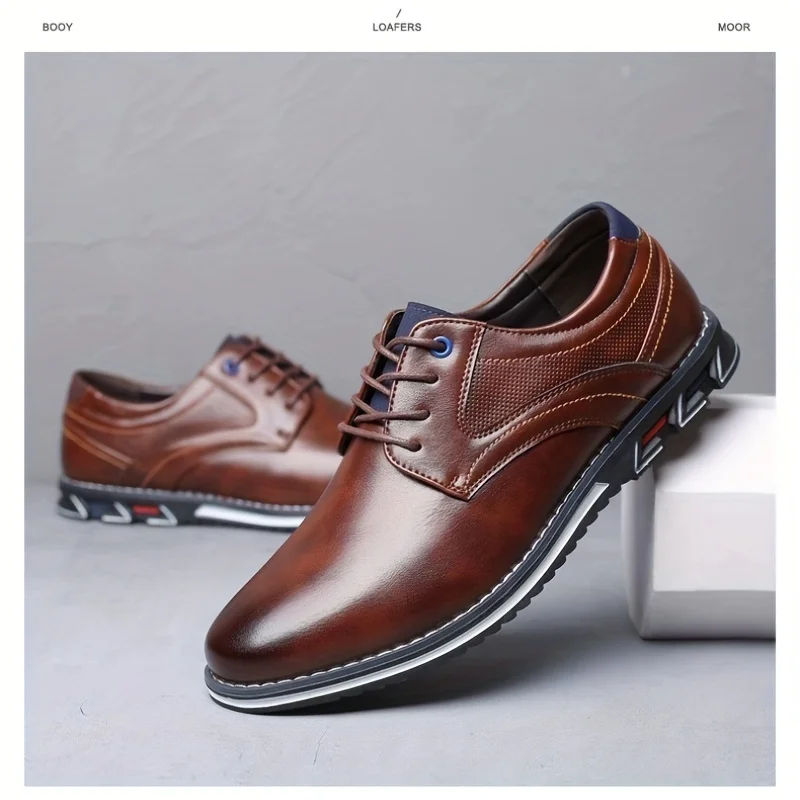 Элегантные нескользящие и острые носки из искусственной кожи для деловых