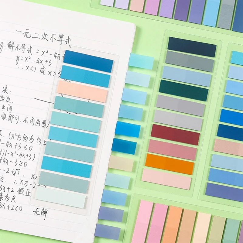 7400 листов прозрачных липких заметок самоклеящиеся книжные маркеры