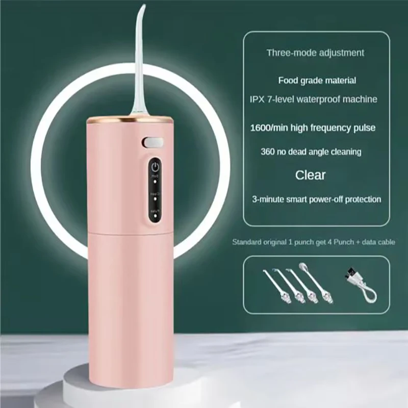 Oral Irrigator USB Dental Powder Charging Portable Home With 3 Modes To Adjust 3-minute Intelligent Power Outage Protection enlarge