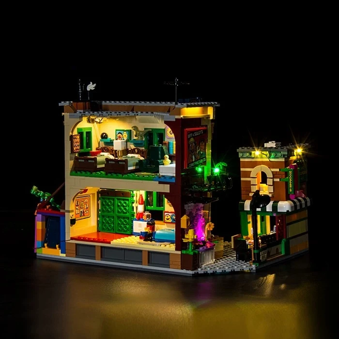 Фото Набор светодиодного освещения, подходящий для конструктора LEGO 123 Улица Сезам 21324 №3