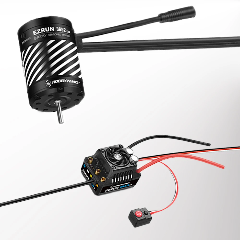 Hobbywing EZRUN 3652SD G3 бесщеточный двигатель с датчиком 3300/4100/5400KV MAX10 G2 80A ESC для RC машины 1/10
