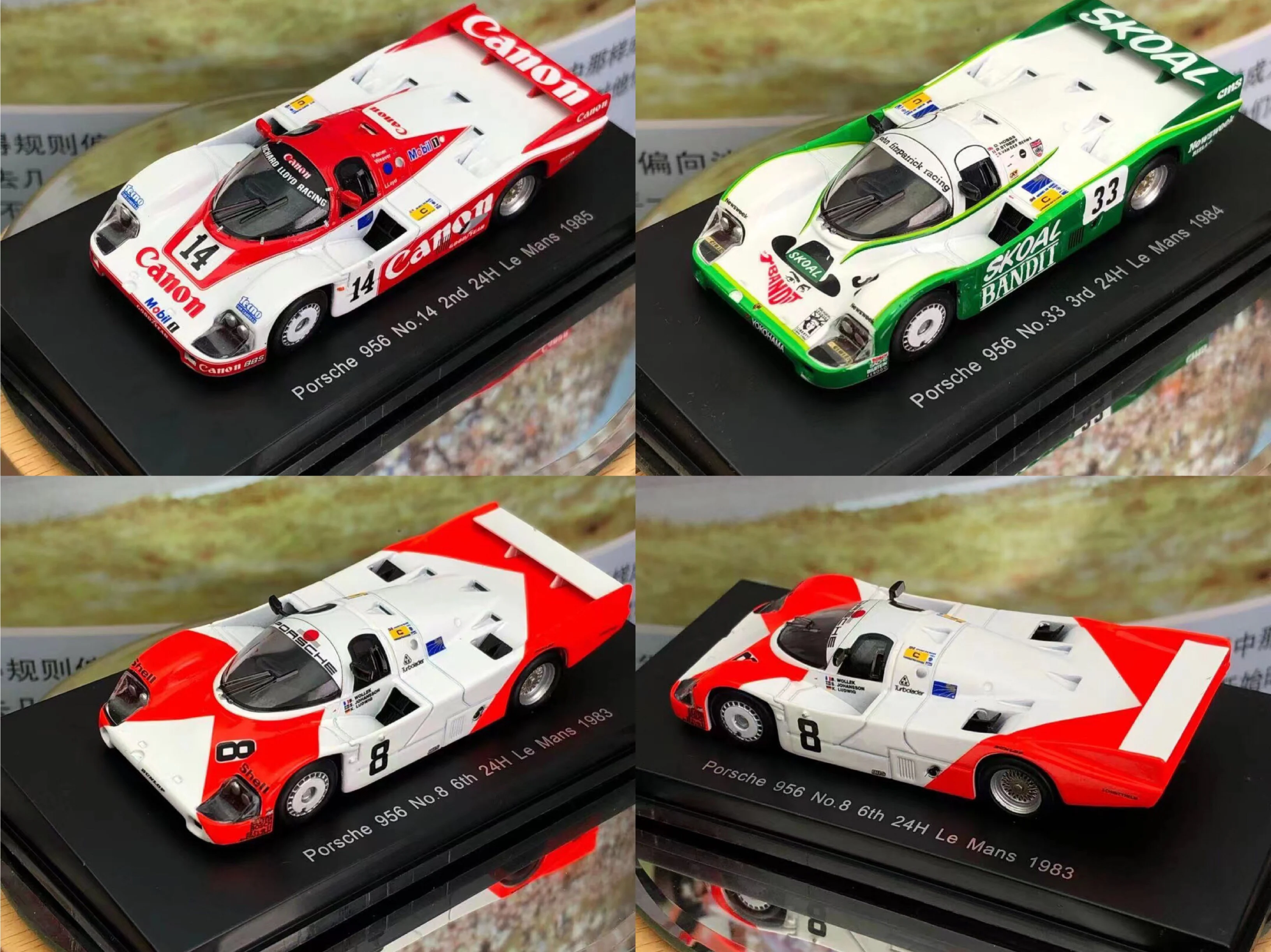 

Spark 1:64 Porsche 956 Le Mans racing model spot