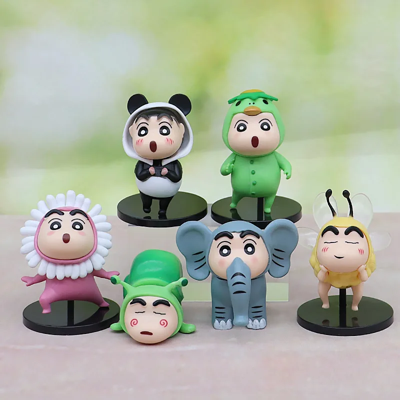

Solid Pvc Crayons Small New Animal Shapes Anime Hand Made Figurines Cake Baking Decorations Twisting Egg Doll Machines Kids Toy