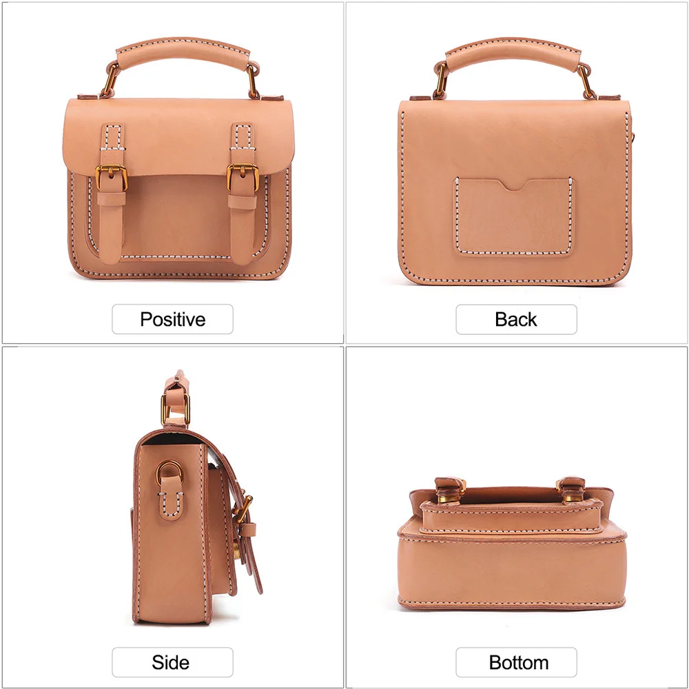 Женская сумка через плечо из натуральной кожи